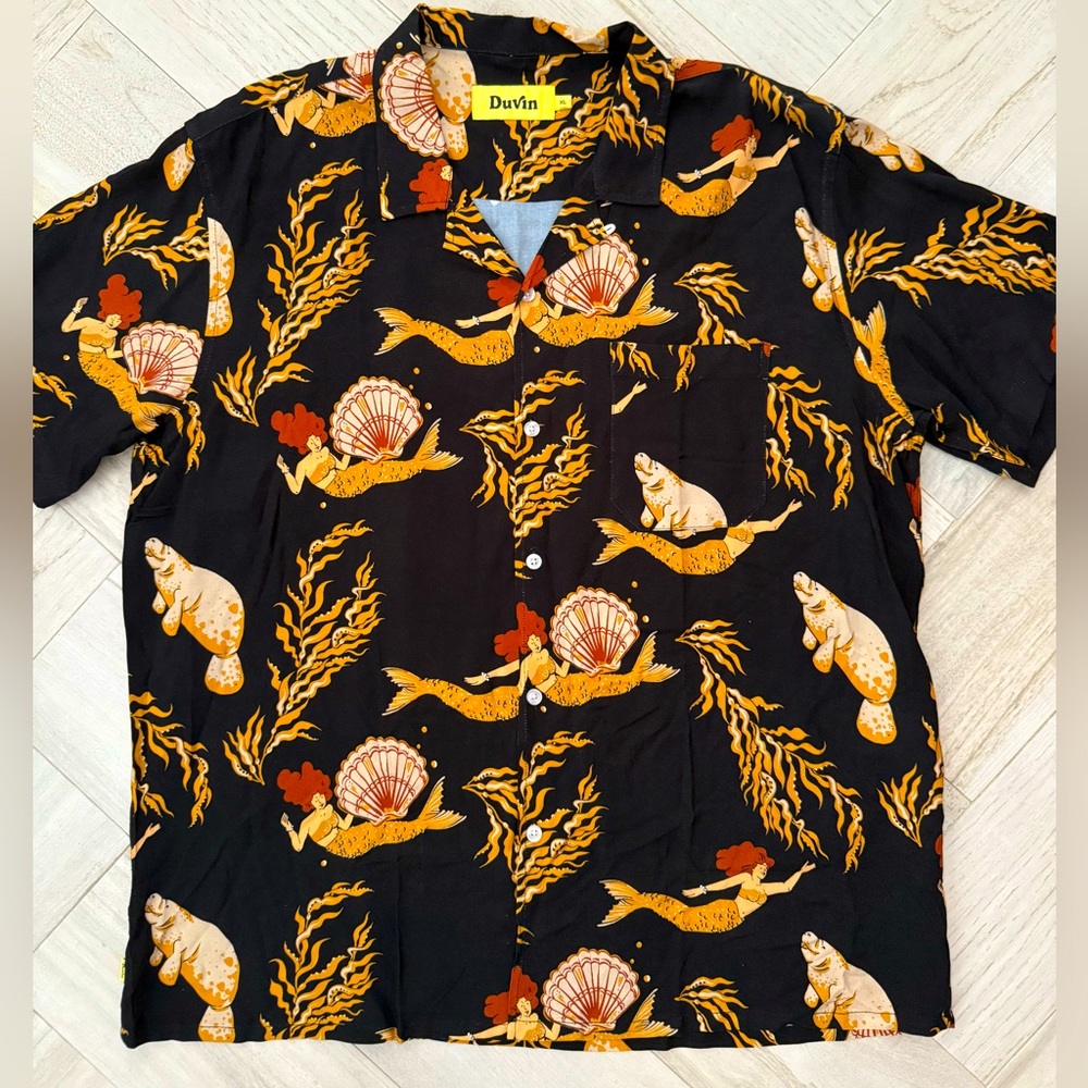 Duvin Men's Manatee Button-up Shirt
